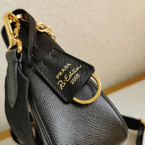 Pra*a re-edition 2005 saffiano leather bag