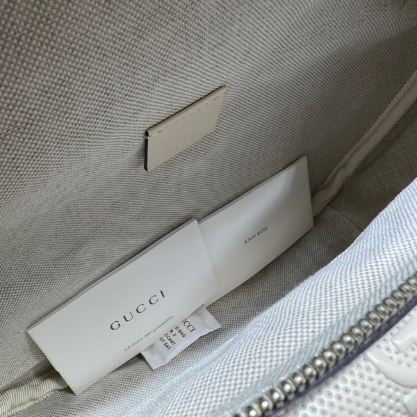 G*u*i gg embossed belt bag