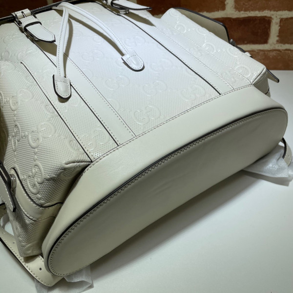 G*u*i gg embossed backpack