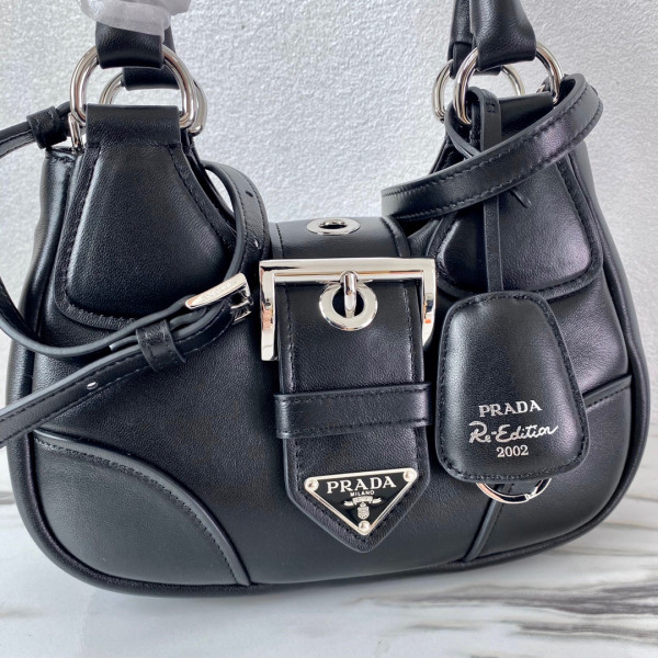 Pra*a moon padded nappa-leather bag