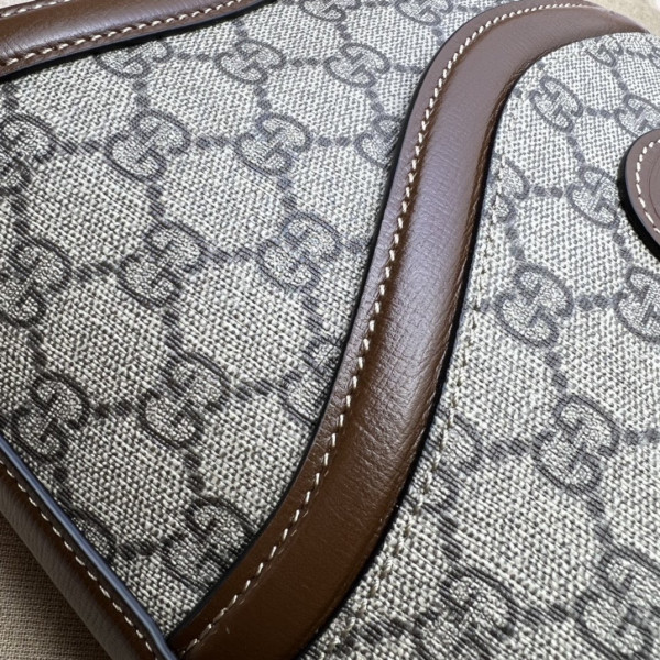 G*u*i large shoulder bag with interlocking g