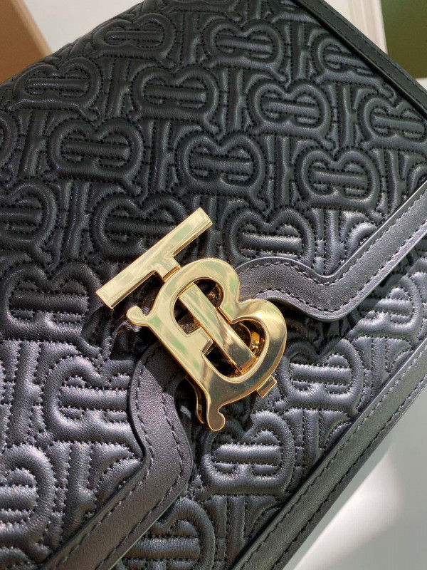 B**rry medium quilted monogram lambskin tb bag