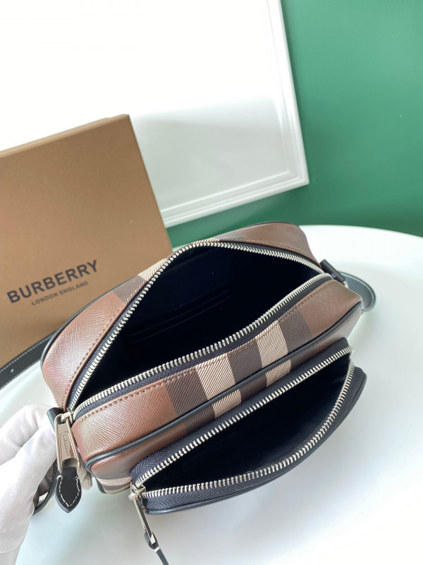 B**rry check crossbody bag