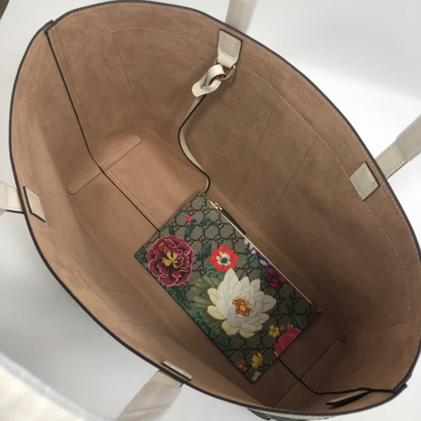 g*u*i gg S*p*e monogram flora web large ophidia tote