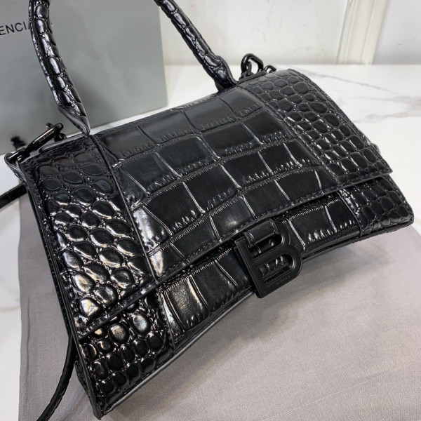 Ba*len*cia*ga hourglass small top handle bag