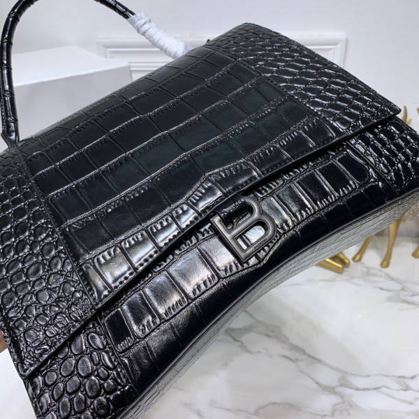 Ba*len*cia*ga hourglass top handle bag