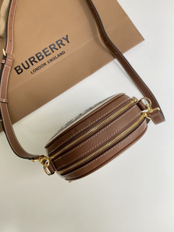 B**rry logo graphic canvas and leather l0*ise bag