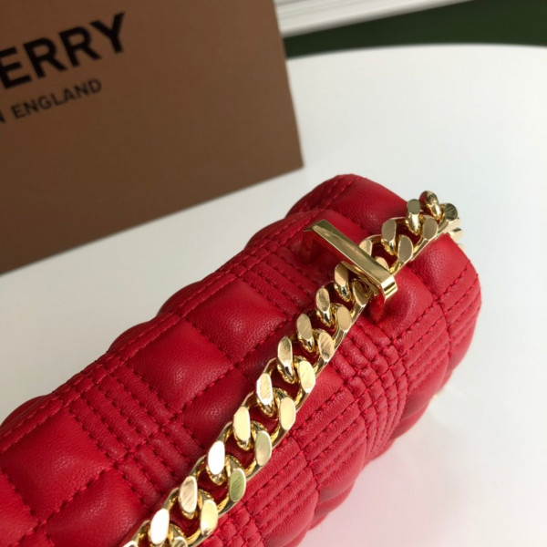 B**rry small quilted check lambskin lola bag