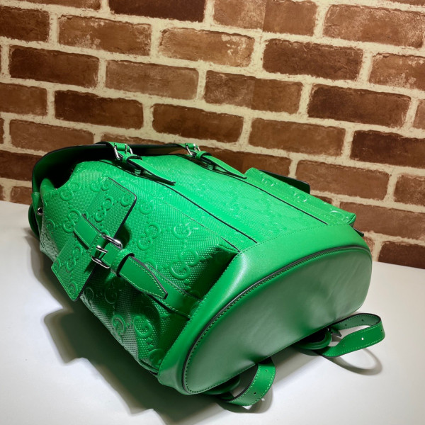 G*u*i gg embossed backpack