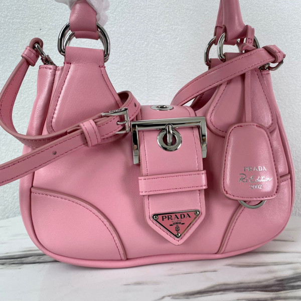 Pra*a moon padded nappa-leather bag
