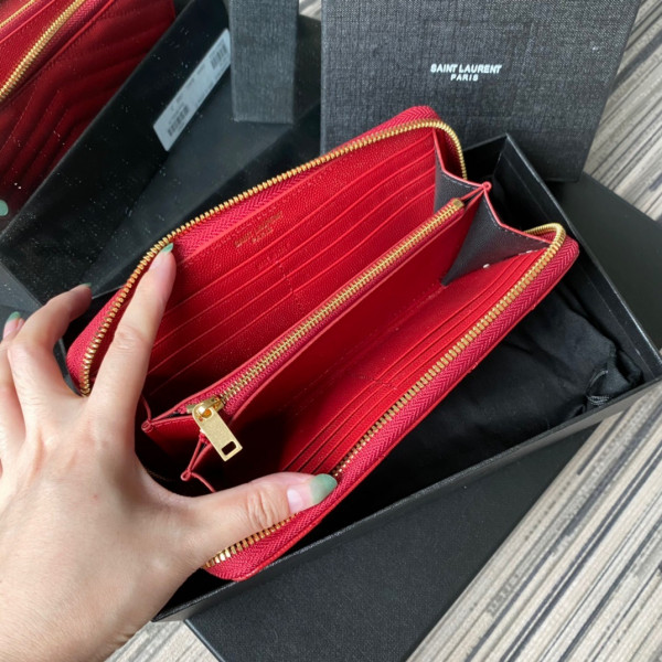 Y*L monogram zippy wallet