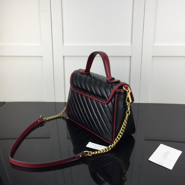 G*u*i gg marmont small top handle bag