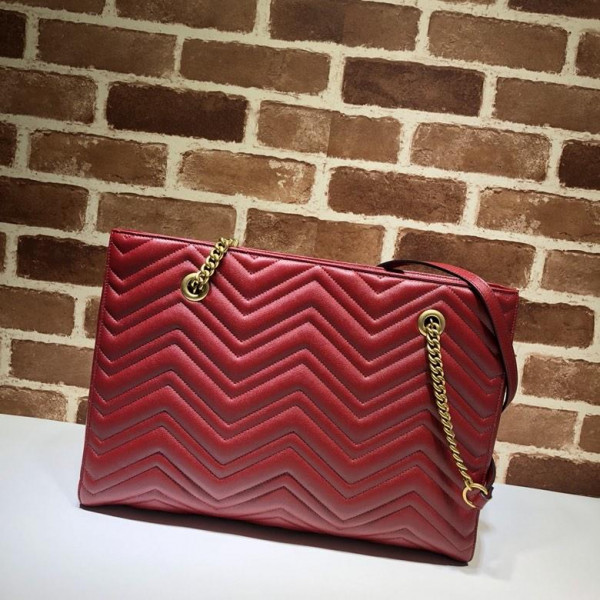 G*u*i gg marmont matelassé medium tote