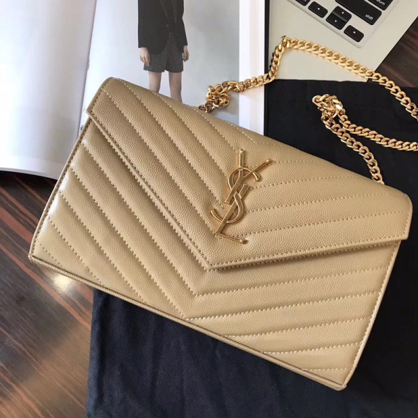 Y*L cassandre matelassÉ chain wallet