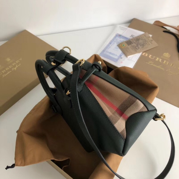 B**rry the baby banner in leather and house check