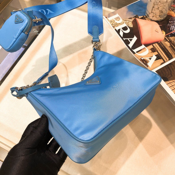 Pra*a nylon hobo bag