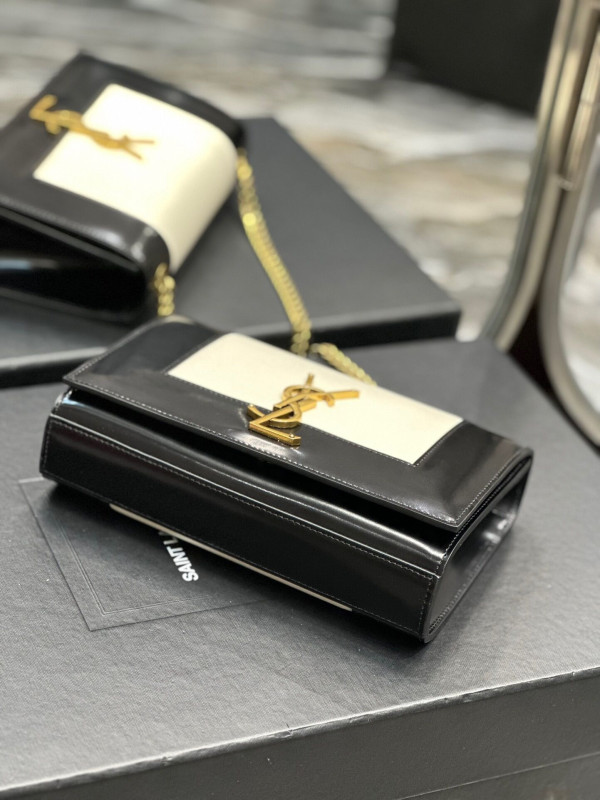 Y*L kate small two-tone leather shoulder bag