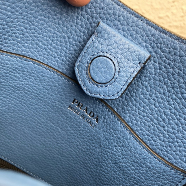 Pra*a leather mini shoulder bag