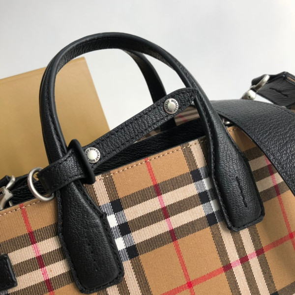 B**rry medium check bowling bag-30*15*21cm