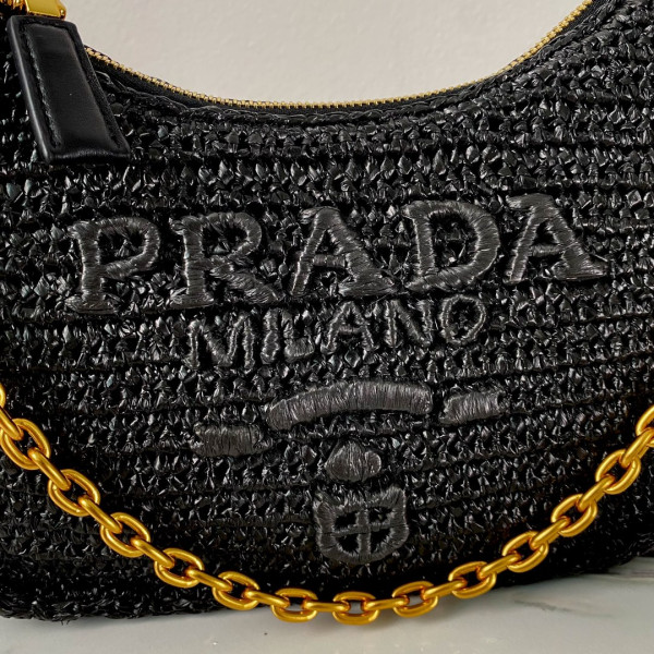 Pra*a re-edition crochet mini-bag-22*18*6cm