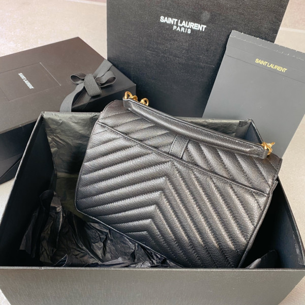 Y*L medium leather shoulder bag-24*17*6.5cm