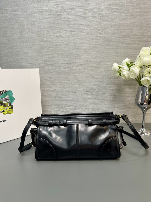 Pra*a small leather shoulder bag