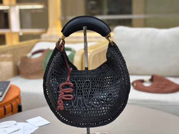 Chloe 25S summer banana hobo bag - 36*21.5*2cm