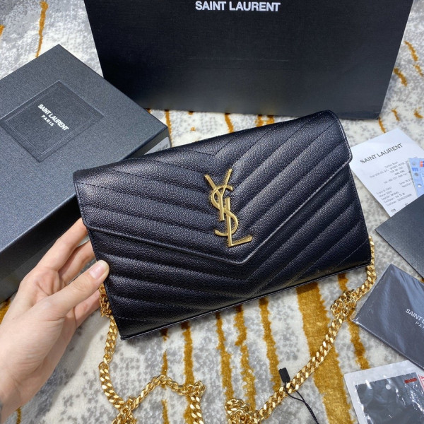 Y*L cassandre matelassÉ chain wallet