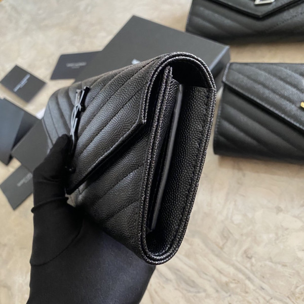 Y*L monogram large flap wallet
