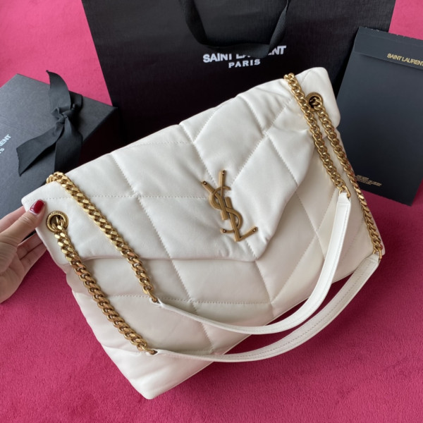 Y*L puffer medium bag in quilted lambskin