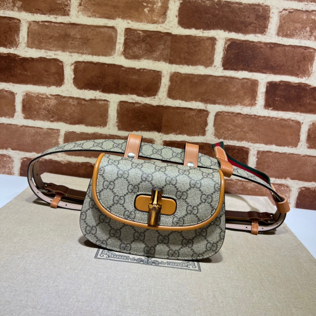 G*u*i bamboo 1947 mini belt bag