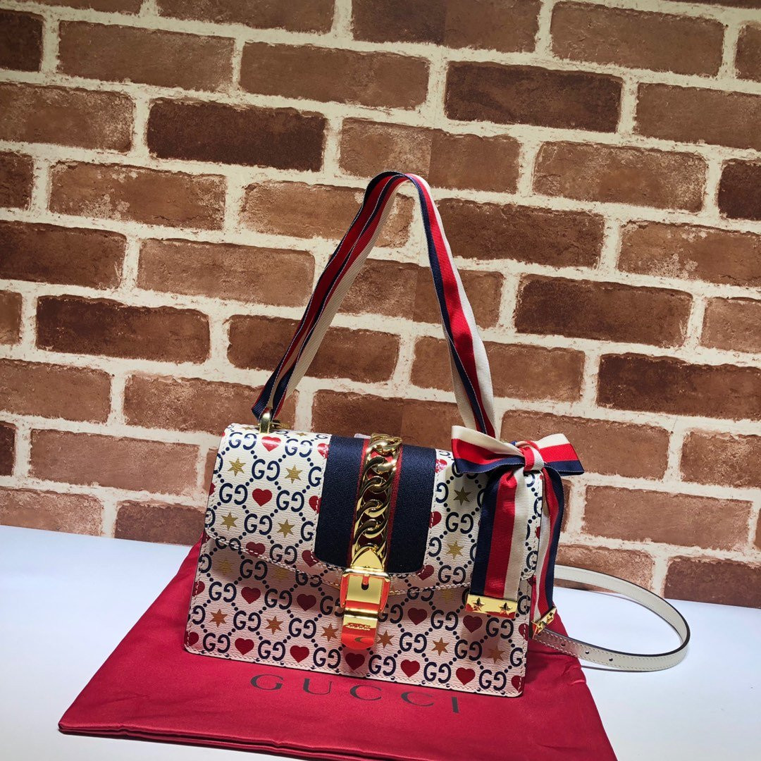 G*u*i sylvie bee star small shoulder bag