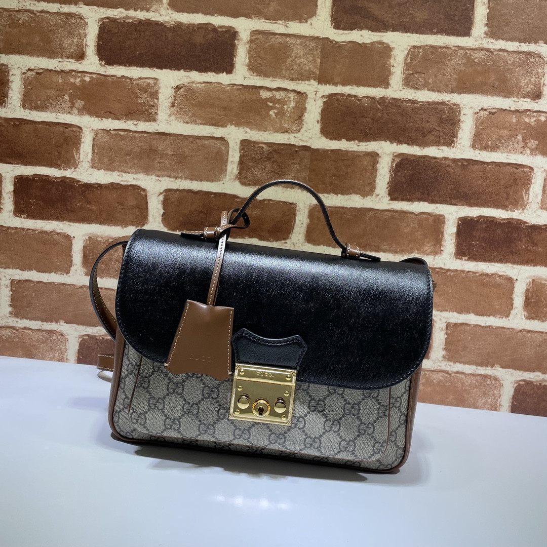G*u*i padlock small shoulder bag