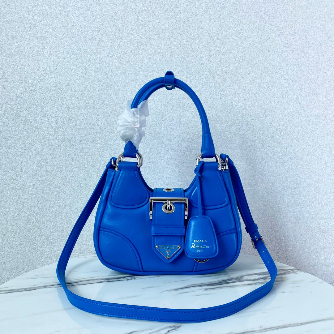 Pra*a moon padded nappa-leather bag