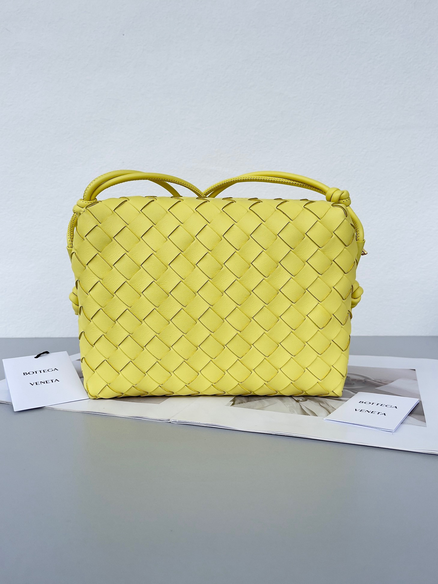 bo*te*ga Ve*ne*ta small loop camera bag