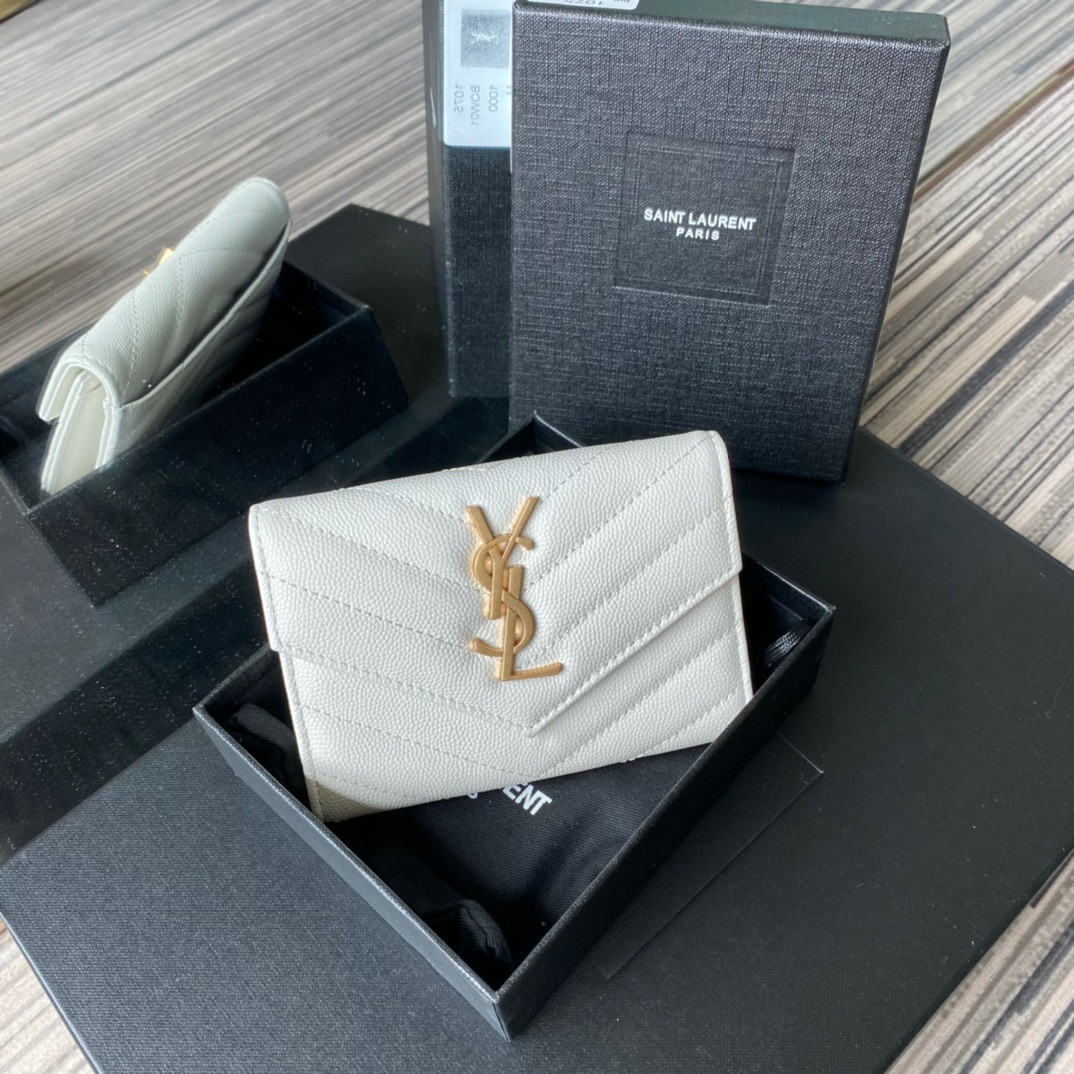 Y*L monogram small envelope wallet in