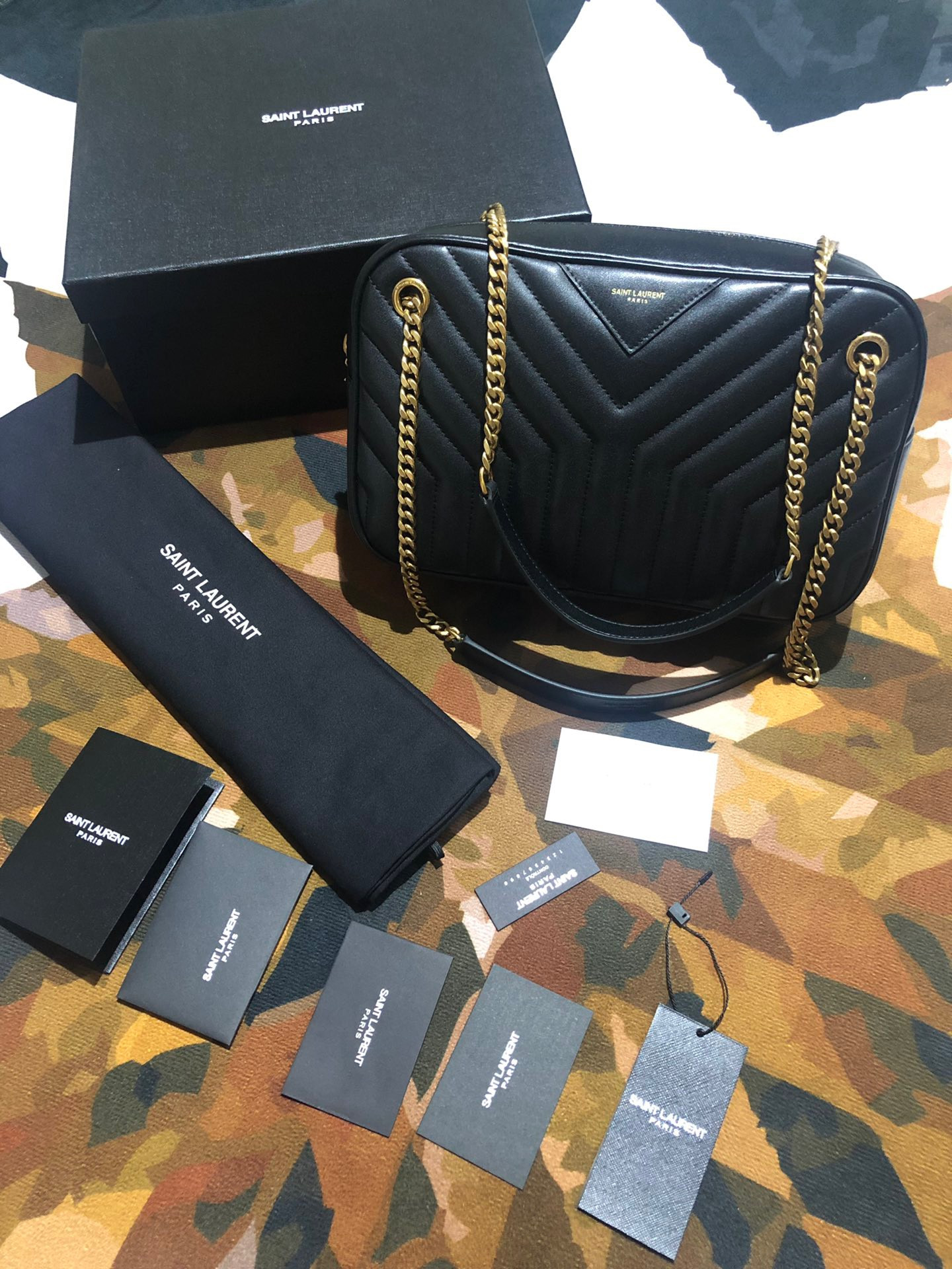 Y*L joan camera bag in y-quilted smooth leather