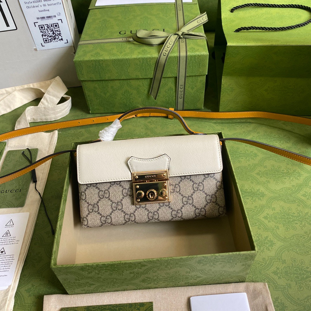G*u*i padlock mini bag
