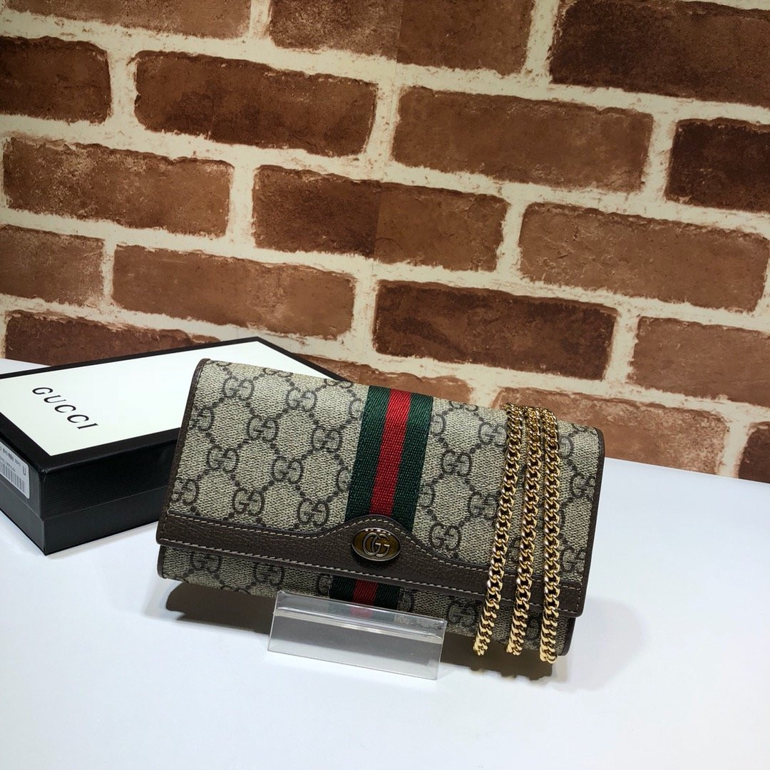G*u*i ophidia gg chain wallet