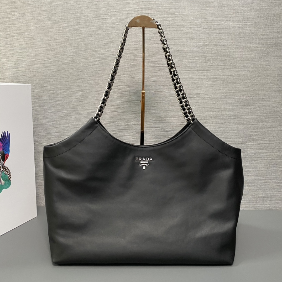 Pra*a vintage tote-39*29*19cm