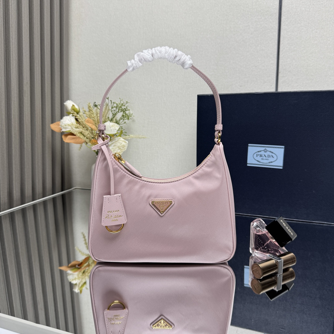 Pra*a re-edition 2005 re-nylon and saffiano mini bag